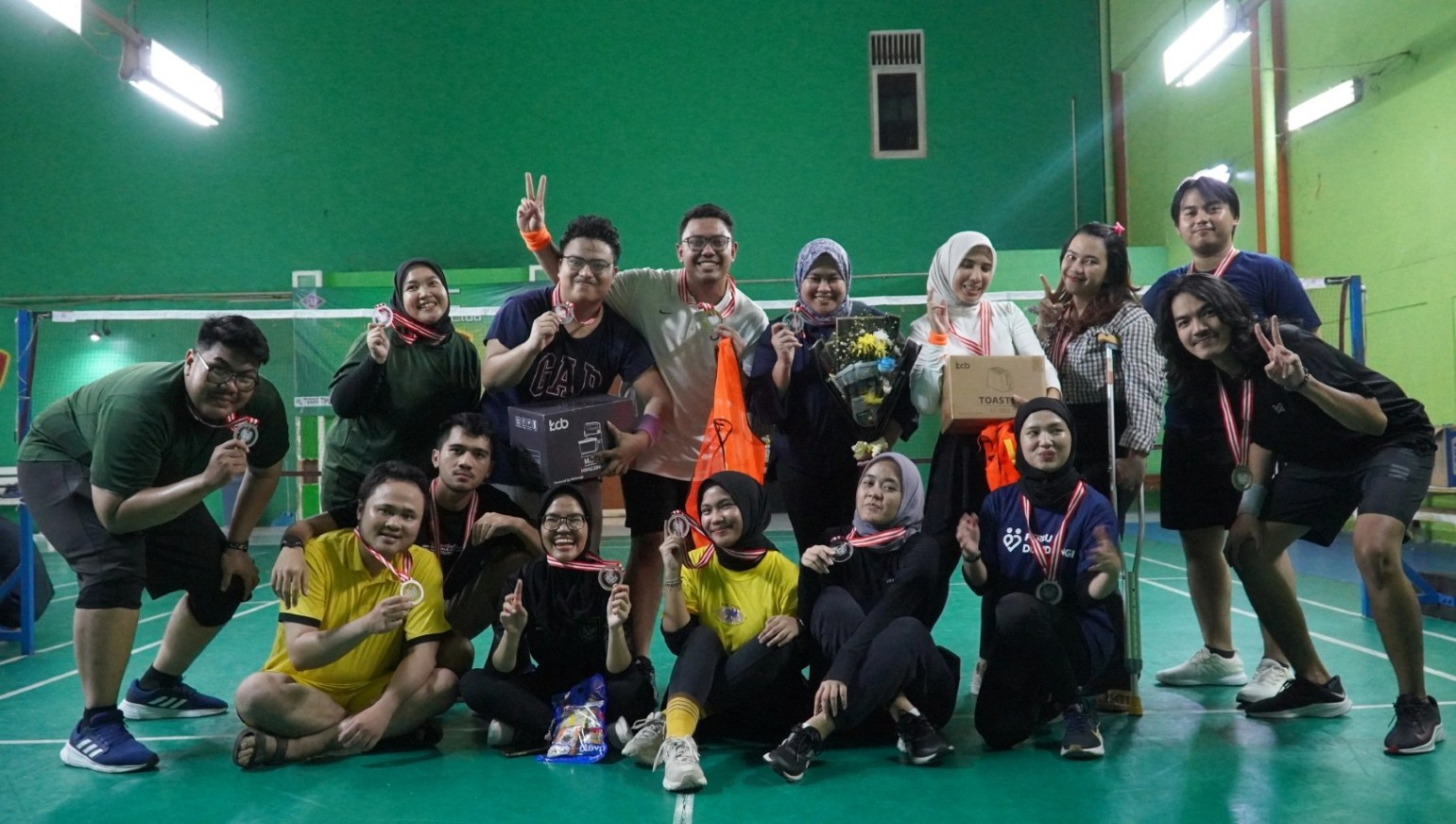 All the participating teams